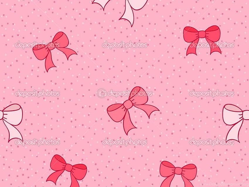 Pink Bow HD wallpaper