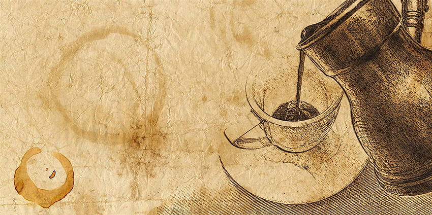 カフェの背景、ビンテージ コーヒー 高画質の壁紙