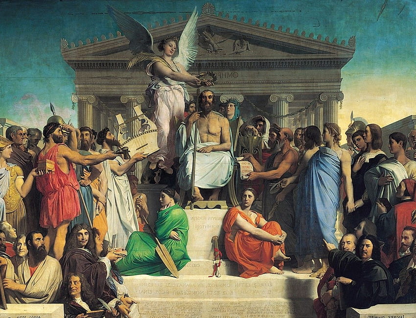 古典芸術 絵画の歴史 ギリシャ神話のアートワーク、ギリシャの油絵 高画質の壁紙