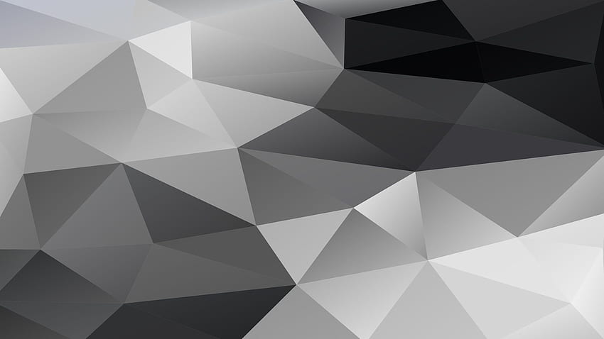Pattern Polygon Black And White. .sc HD wallpaper