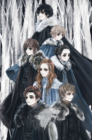 danielpitchford Game of thrones battle of the bastards anime style