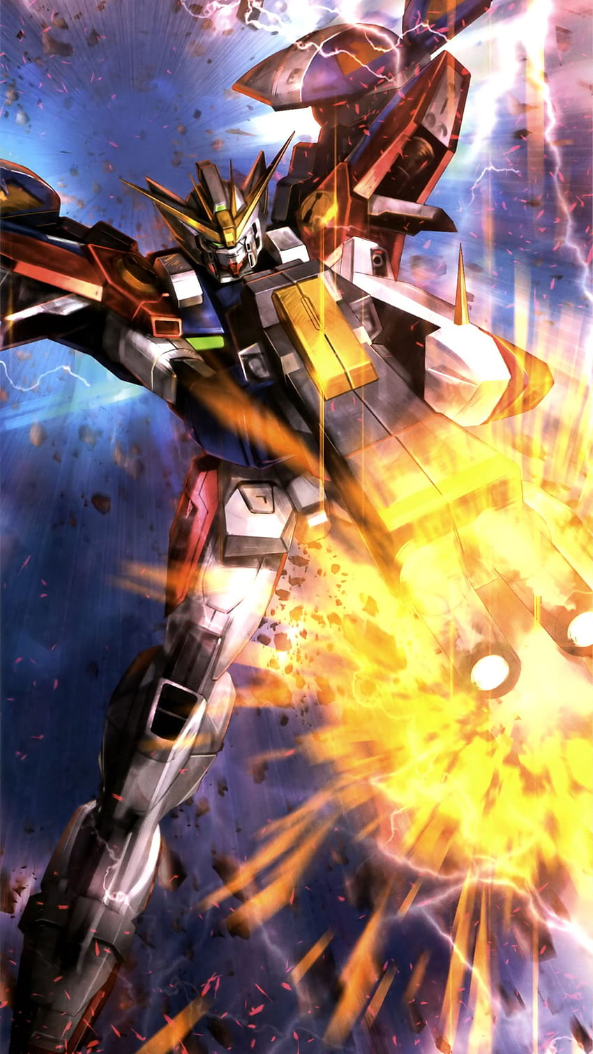 Xxxg 00w0 Wing Gundam Zero Traje móvil Gundam Wing Tablero de anime móvil fondo de pantalla del teléfono