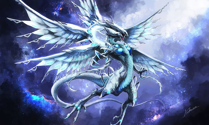 Drago Bianco Occhi Profondi/. Dragon Art, Fantasy Dragon, Yugioh, Blue Eyes Ultimate Dragon Sfondo HD
