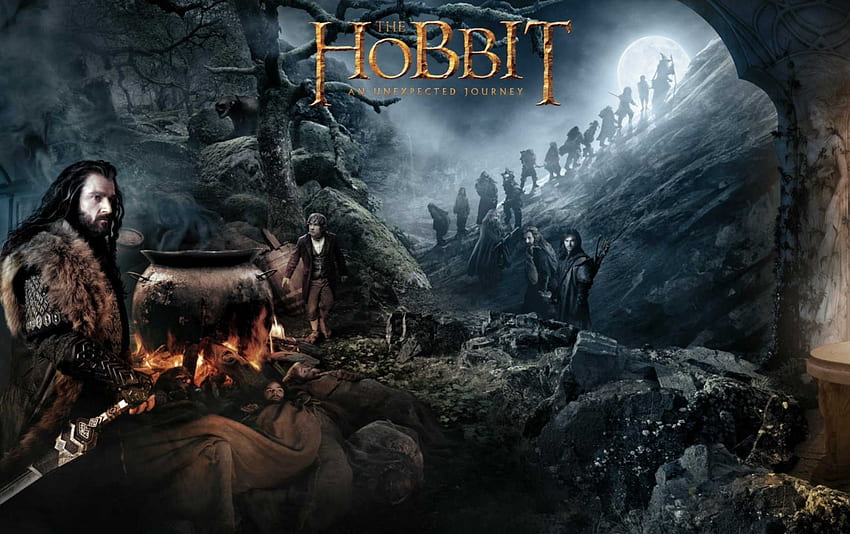 Le Hobbit: Un Voyage Inattendu . Le Hobbit : Un voyage inattendu stock , Hobbit iPad Fond d'écran HD