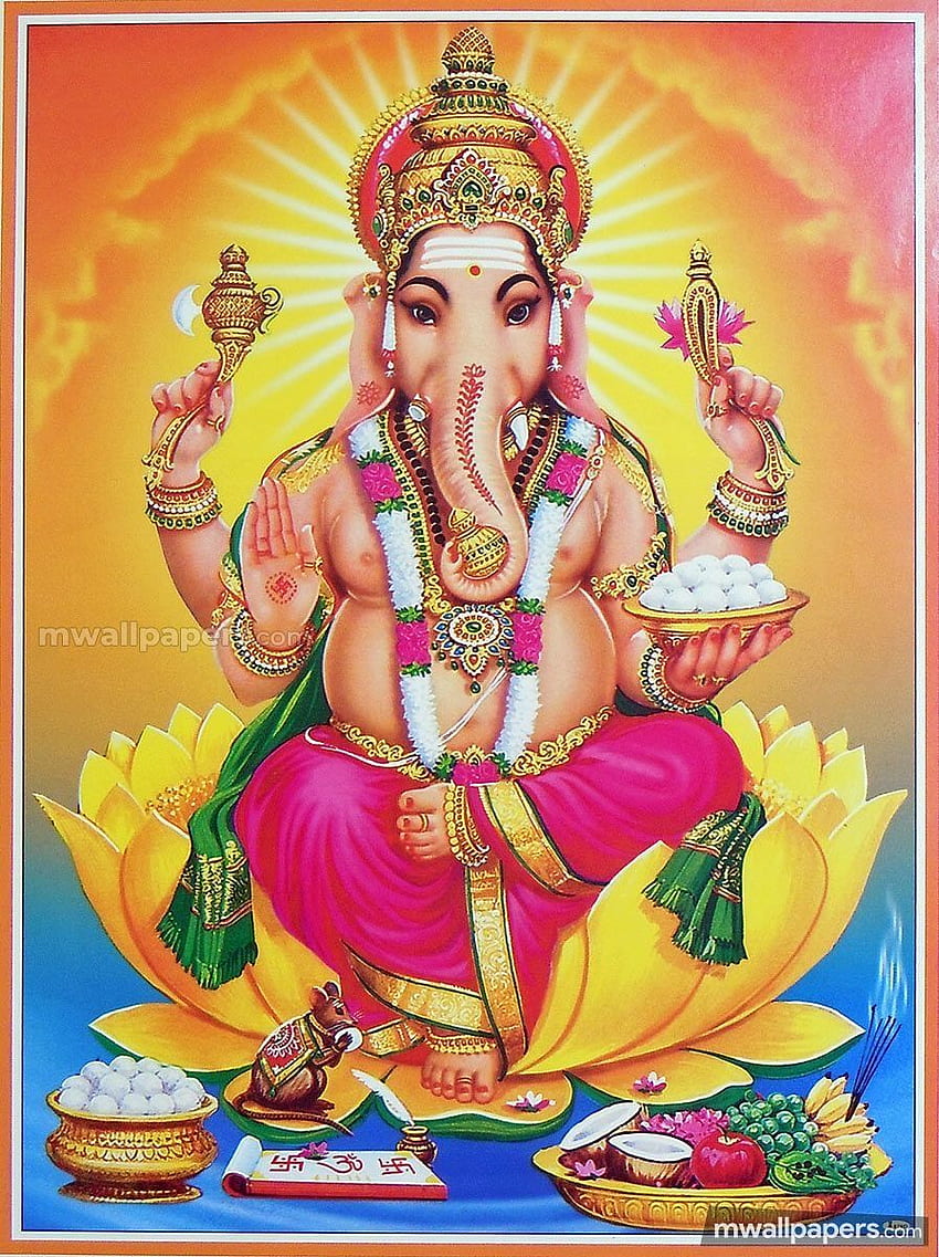 Deus Vinayagar (pillaiyar, Ganpati) Mais recente, Vinayagar Murugan Papel de parede de celular HD