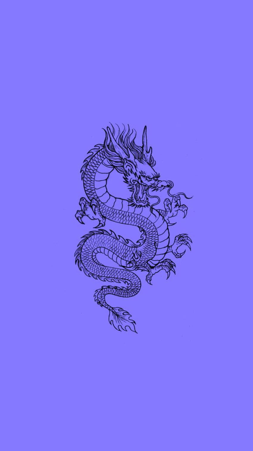 purple aesthetic dragon . Purple iphone, Dragon iphone, iPhone vintage, Dark Purple Dragon HD phone wallpaper