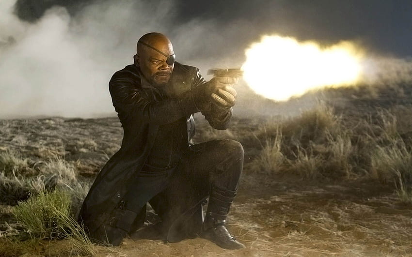 The Avengers 2012 – Samuel L Jackson nei panni di Nick Fury Sfondo HD