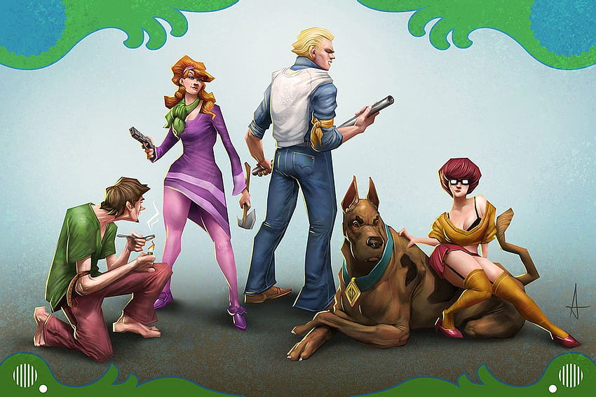 il moderno Scooby Doo, il moderno Scooby Doo iPhone Sfondo HD