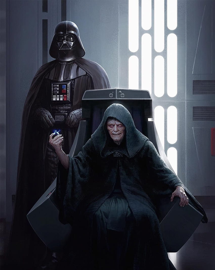 Darth Vader und der Imperator. Von Darren TAN. STAR WARS, Imperator Palpatine HD-Handy-Hintergrundbild
