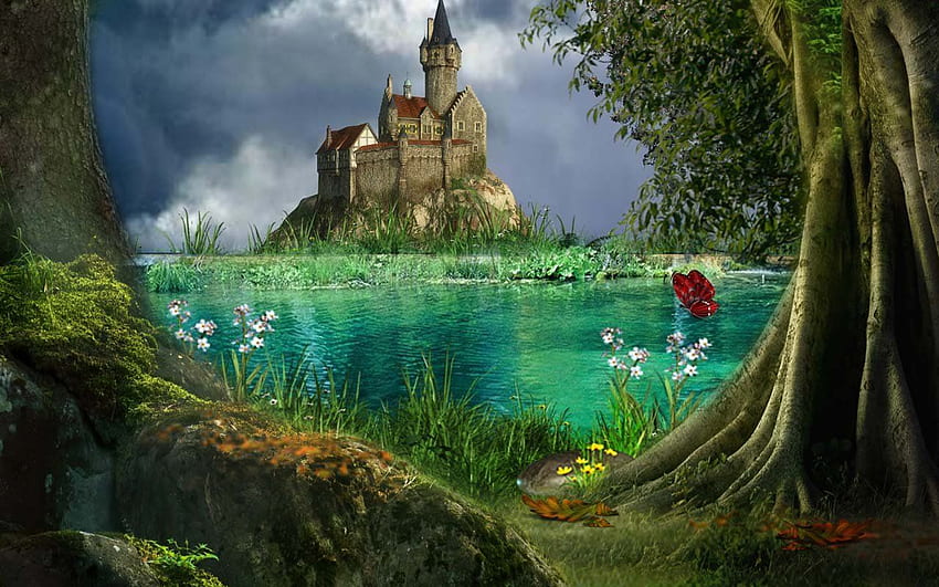 Fairytale Landscape HD wallpaper