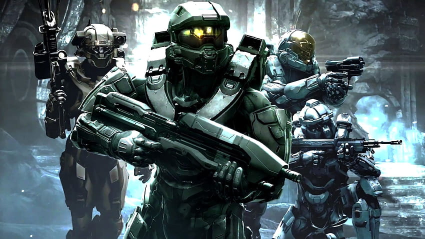 Halo 5 Master Chief พื้นหลัง 14153 ทีมสีน้ำเงิน วอลล์เปเปอร์ HD