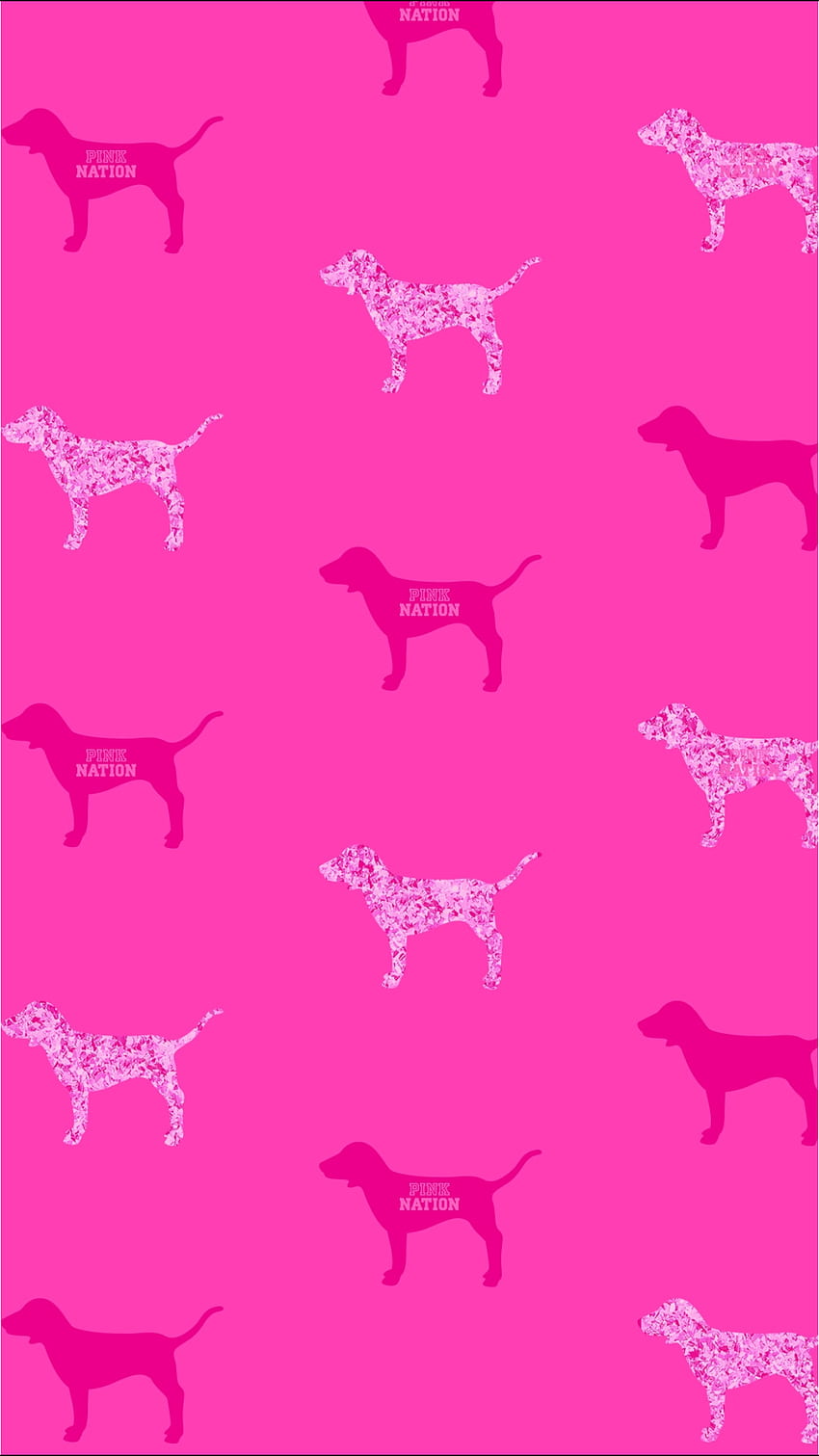 Anjing merah muda wallpaper ponsel HD