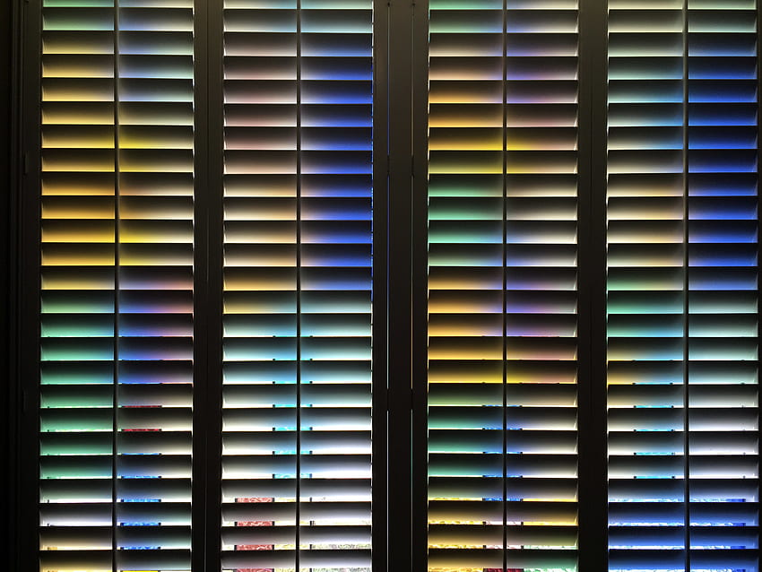 Multicolored, Motley, Window, Gradient, Jalousie HD wallpaper