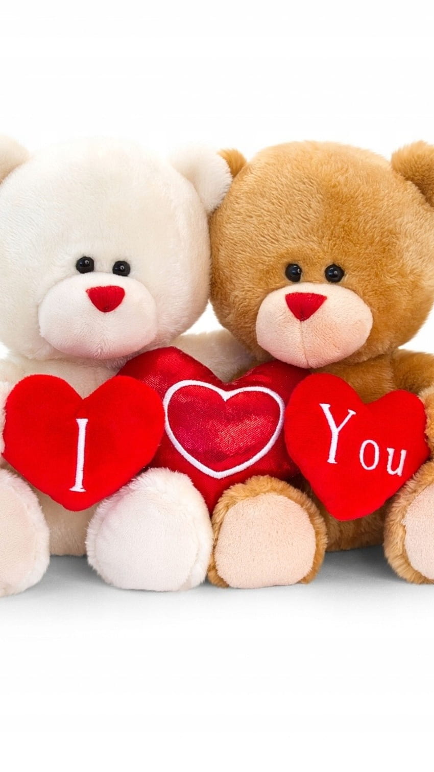 Teddy Bear Love, Lucu wallpaper ponsel HD