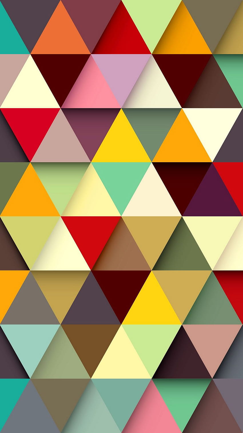 Colorful geometric patterns. Geometric iphone, Geometric home, Geometric pattern, Colorful Geometric Triangle HD phone wallpaper