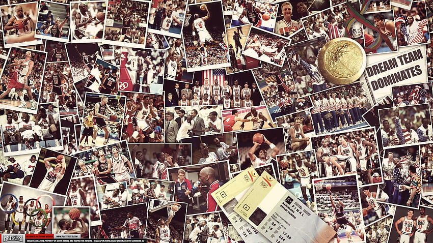NBA Legends, History Collage HD wallpaper
