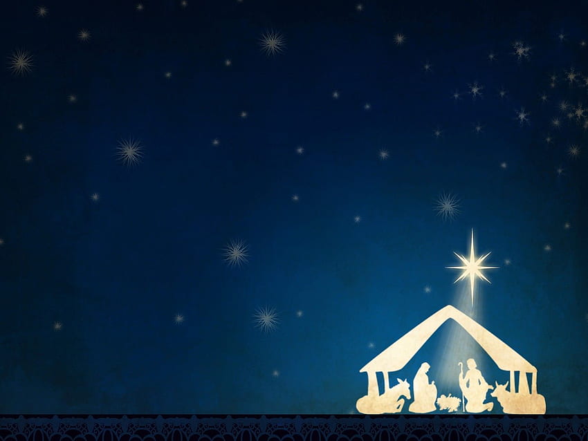 Krippe Hintergrund Cliparts, christliche Weihnachtskrippe HD-Hintergrundbild