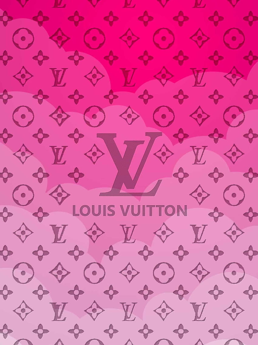 Rosa Supremo Louis Vuitton fondo de pantalla del teléfono