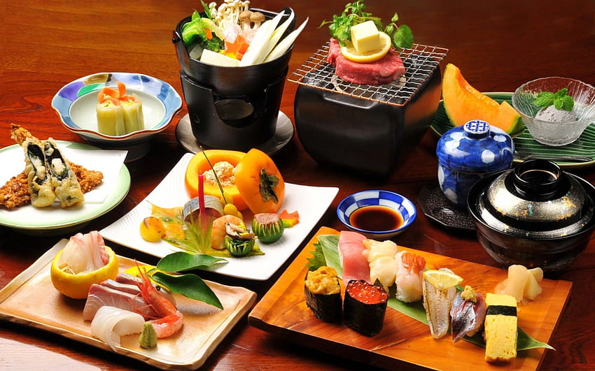 Japanese Dishes, Dinner Plate HD wallpaper