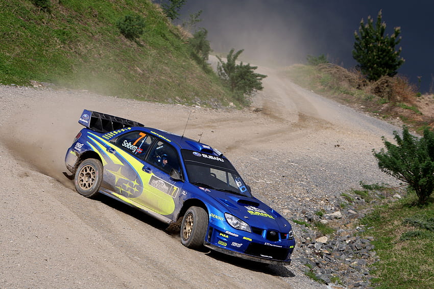 cars, dust, rally, Subaru, Petter Solberg, Subaru Impreza, rally HD wallpaper