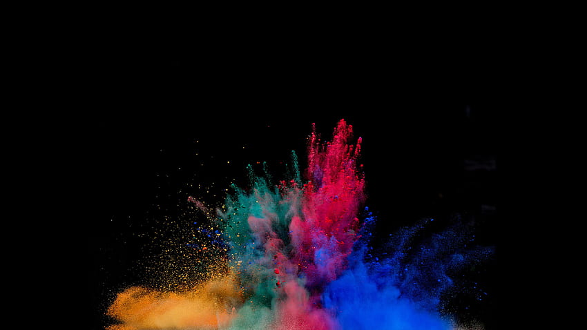 Esplosione di polvere colorata, 3840 X 2160 colorato Sfondo HD