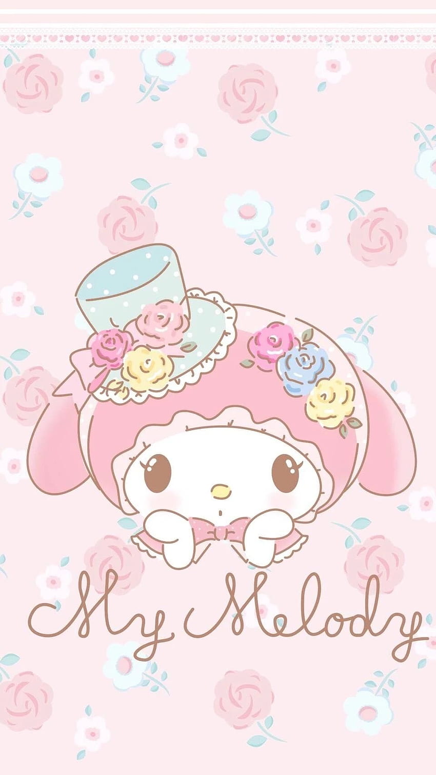 Pin by APOAME on My Melody  Hello kitty backgrounds, Melody hello kitty, My  melody wallpaper