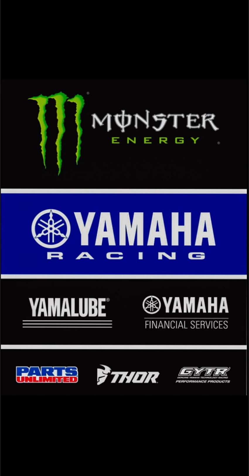 Logótipo Yamaha Racing, líquido, gás Papel de parede de celular HD