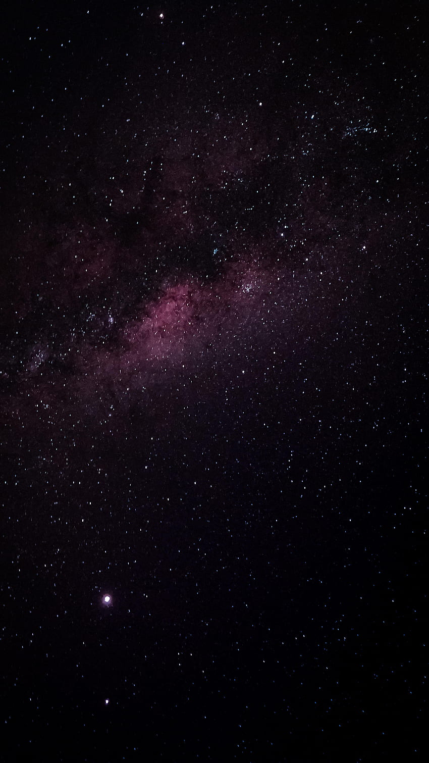 Вселена, звезди, розово, мъглявина, галактика HD тапет за телефон