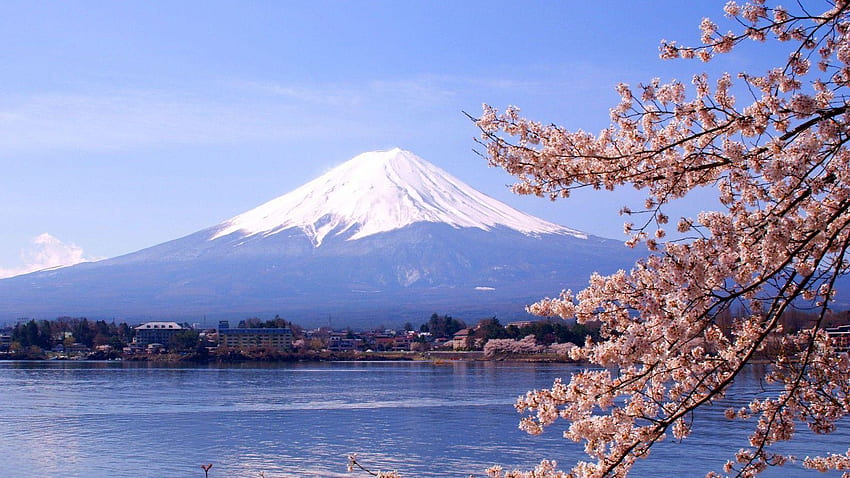 Japanische Landschaft, japanische Landschaft HD-Hintergrundbild