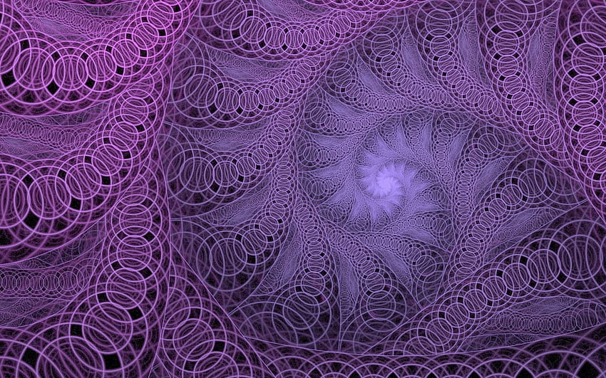 Abstract, Lilac, Circles, Lines, Spiral, Spirals HD wallpaper