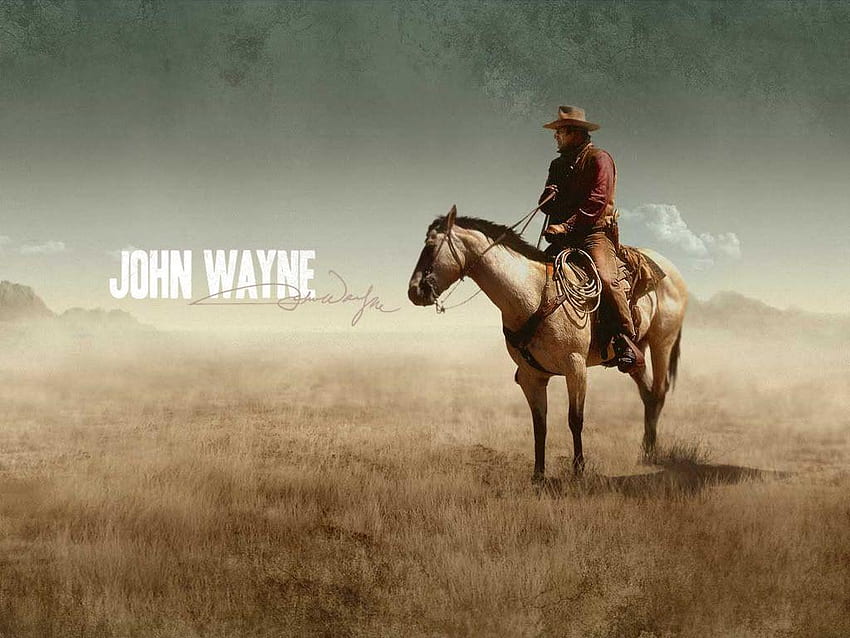 John Wayne art paintings cool people horses cowboys HD wallpaper   Peakpx