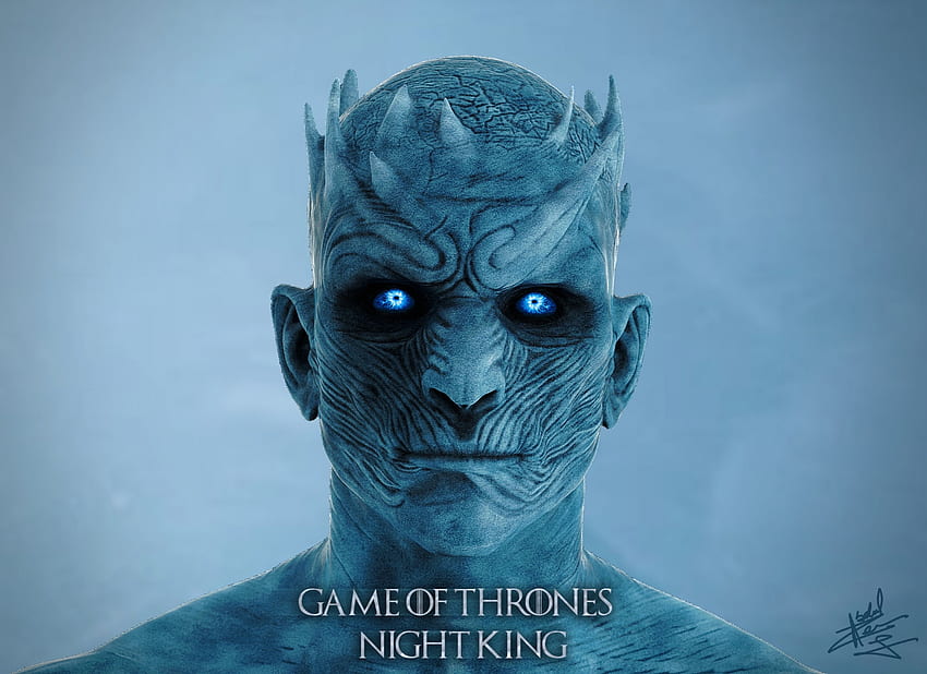 Game Of Thrones - Night King, The Night King, Night King, Game Of Thrones, américain, HBO, drame, série télévisée, carte du monde, ancien, A Song of Ice and Fire, Army of the Dead, George RR Martin, White Walkers , télé, fantaisie, Chef Fond d'écran HD