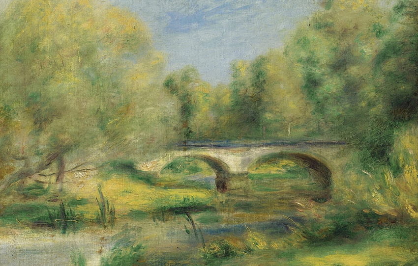 renoir bridge painting