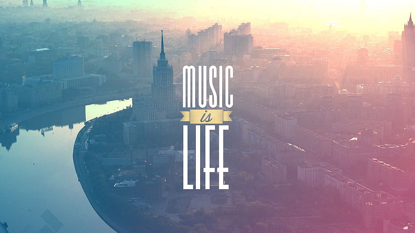 Muzyka jest życiem . Обои для компьютера, No Music No Life Tapeta HD