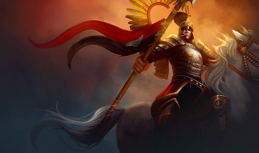 Winged Hussar Xin Zhao Skin - League of Legends HD wallpaper