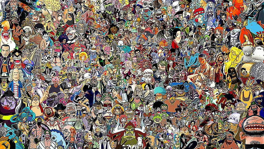 ワンピースのキャラクター、アニメのすべてのキャラクター 高画質の壁紙