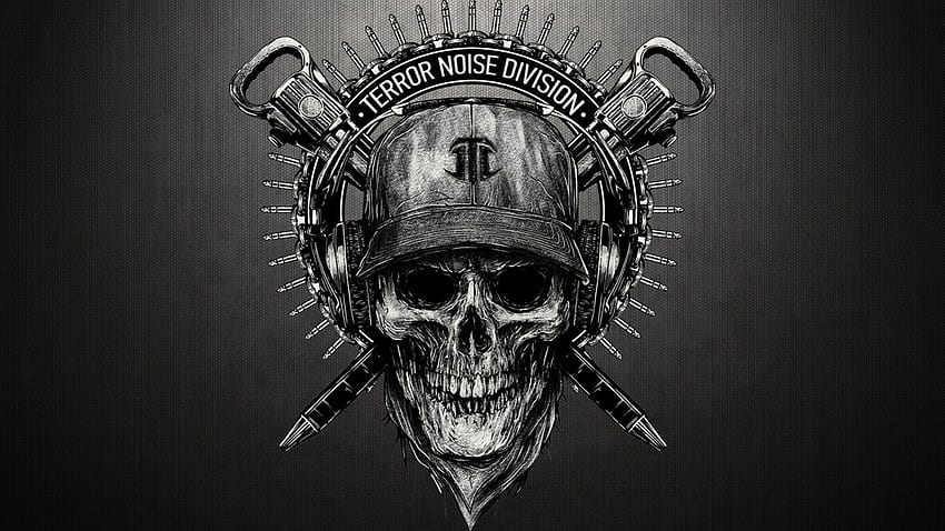 Skulls and Guns, Hip Hop Skull HD wallpaper