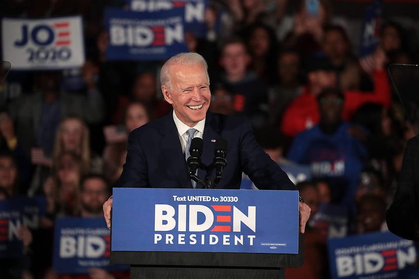 조 바이든 전 부통령, 사우스캐롤라이나 2020 민주당 예비선거 승리 HD 월페이퍼