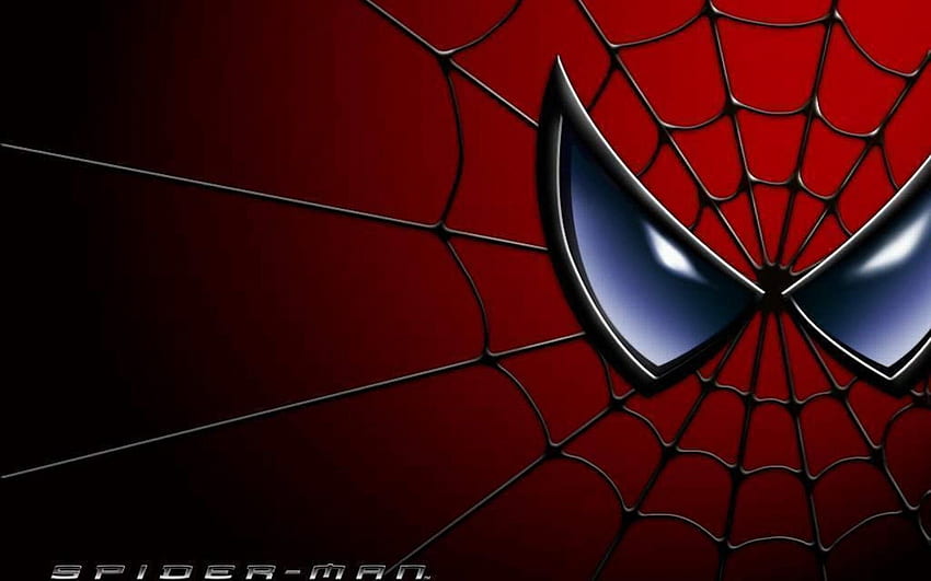 Minimal Spiderman, Spiderman Logo HD wallpaper