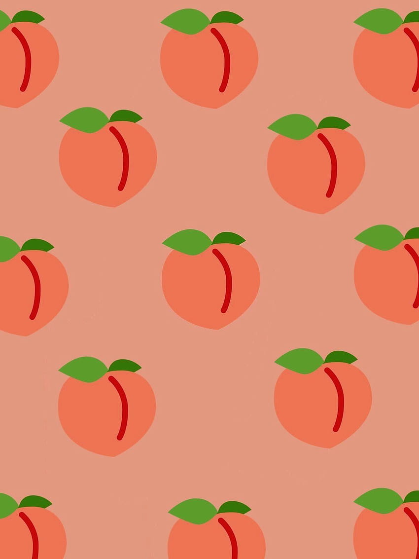 Cute Fruit Tumblr - Aesthetic Peaches Background HD phone wallpaper | Pxfuel