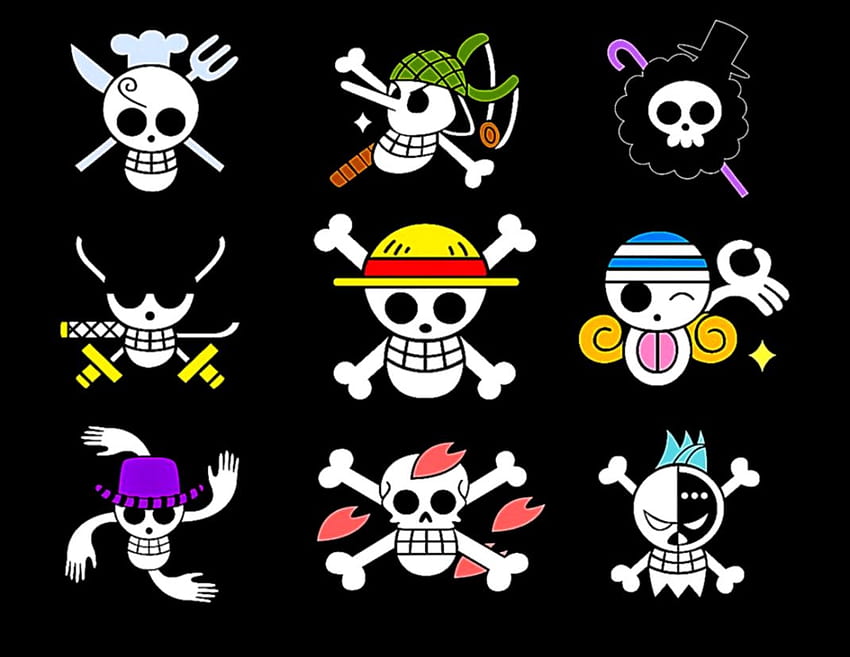 One Piece Characters Symbol HD wallpaper