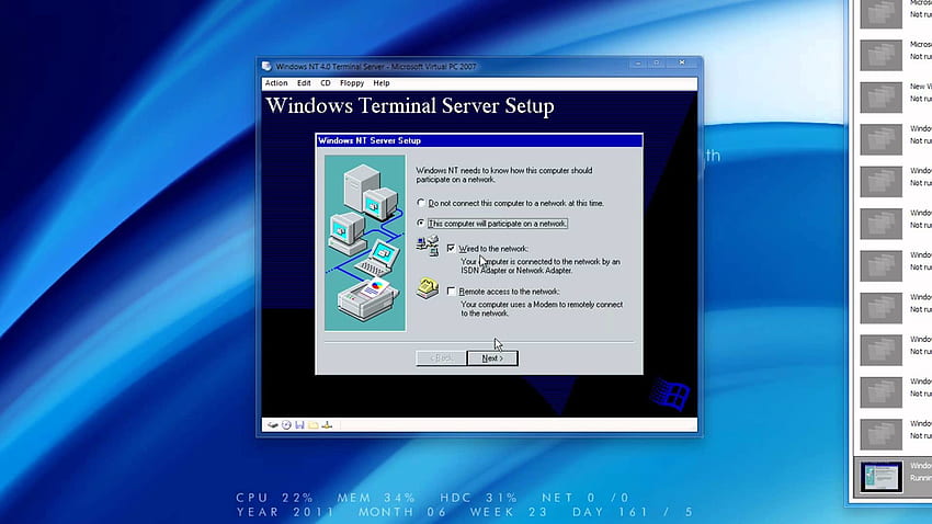 Windows NT 4.0 Terminal Server (SP3) Installation HD wallpaper