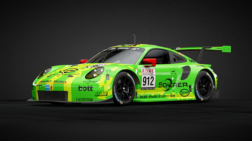 Porsche 911 RSR Manthey Racing 2 - Car Livery oleh fundriver74. Masyarakat. Gran Turismo Sport, Porsche 991 RSR Wallpaper HD