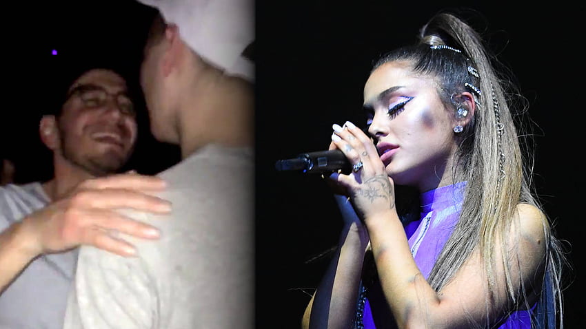 Ariana Grande 'Tatlandırıcı' Dünya Turu: Bir adam erkek arkadaşına Ari'nin Ariana Grande Tatlandırıcı Dünya Turunda evlenme teklif etti HD duvar kağıdı
