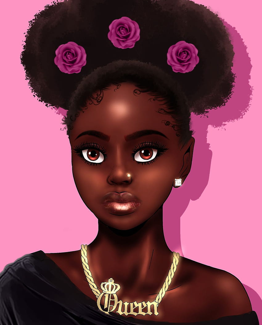Natural Hair Queens. Black girl magic art, Black HD phone wallpaper