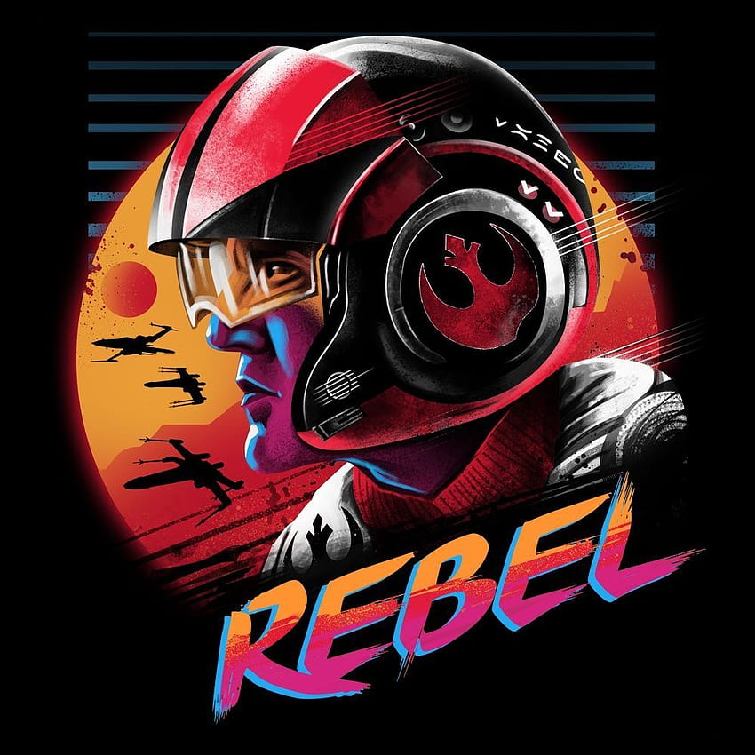 Pin von Pedro Costa im Retro Futuristic. Filmposter, Camisetas, Retro, Rebel Pilot HD-Handy-Hintergrundbild
