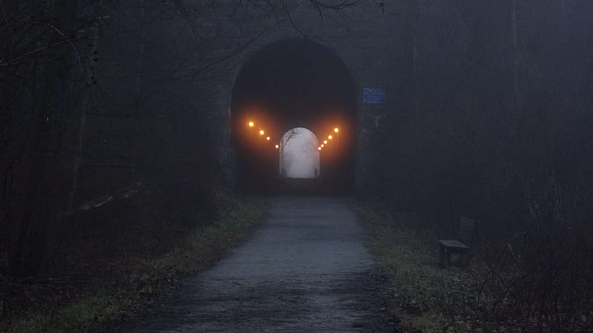 влаков тунел, фон HD тапет