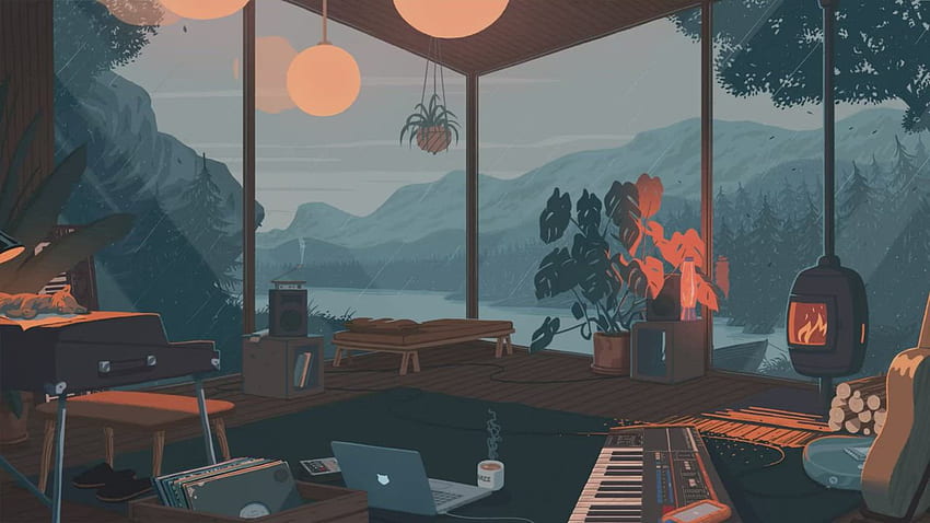 Lofi Hip Hop Chill Beats Sleep Study Focus Relax Music In 2022. Computer , Art, Cute Laptop HD wallpaper