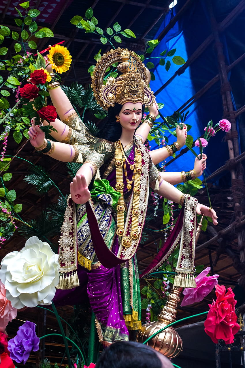 Durga Maa, Durga Devi Tapeta na telefon HD