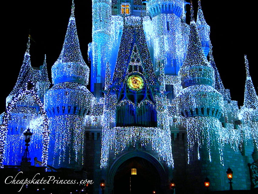 Disneyland Castle Christmas Lights - Novocom.top HD wallpaper